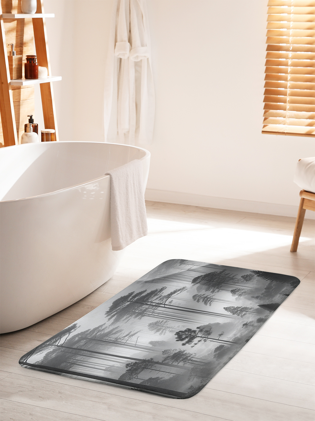 

Коврик для ванной туалета душа JoyArty "Сумеречный лес", bath_sd1621_60x100
