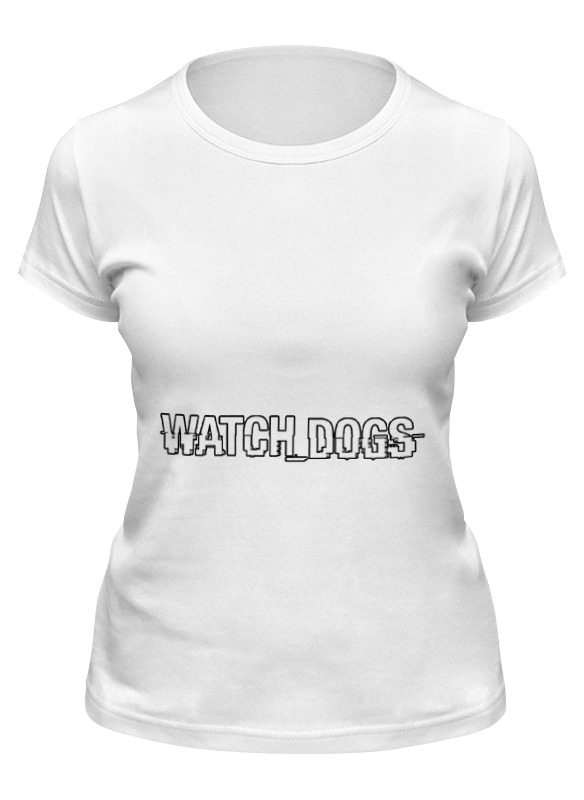 

Футболка женская Printio Watch_dogs by pj белая 2XL, Белый, Watch_dogs by pj