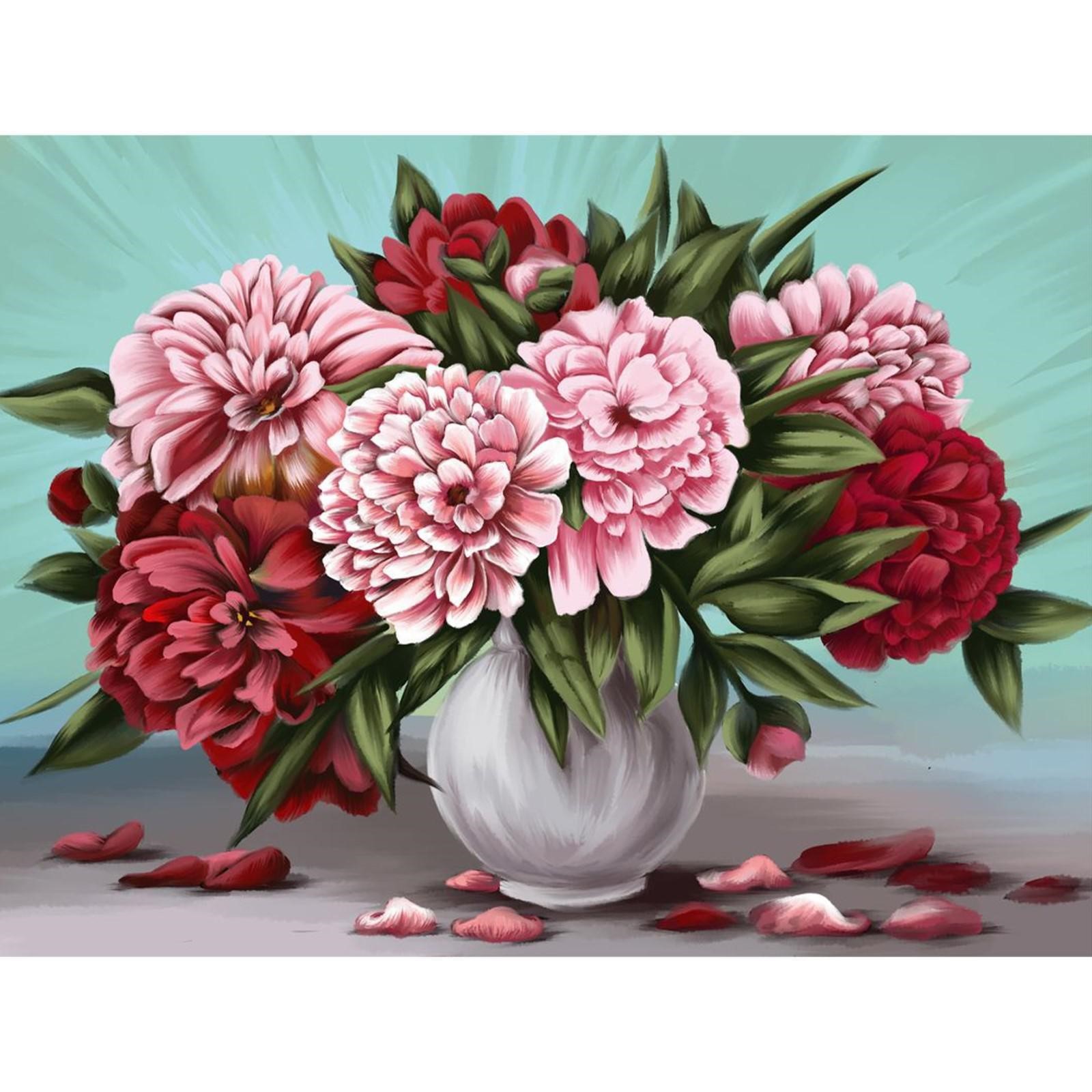 

Алмазная мозаика Школа талантов Пионы, 30х40 см, Пионы