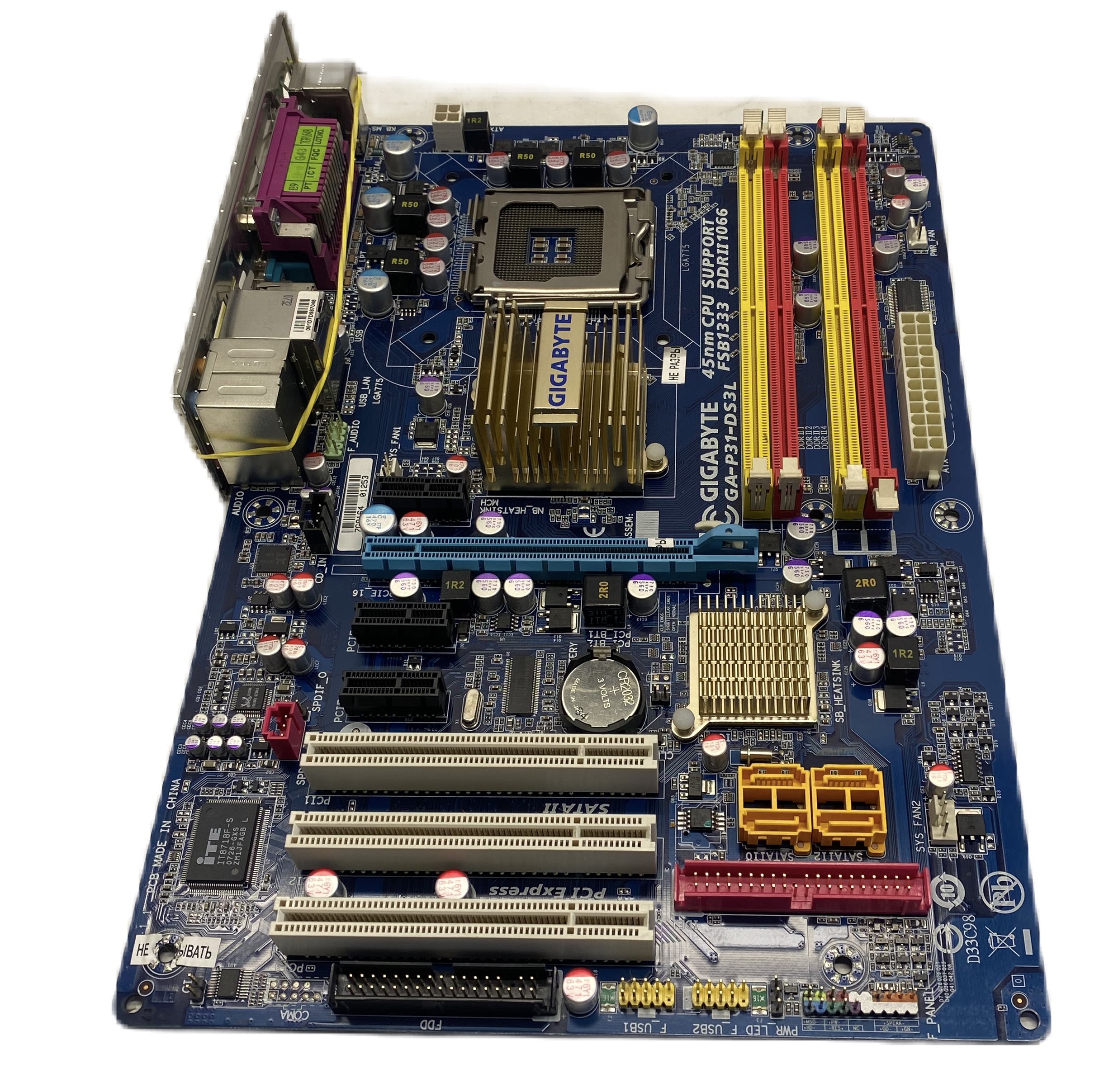 

Материнская плата GIGABYTE GA-P31-DS3L, GA-P31-DS3L