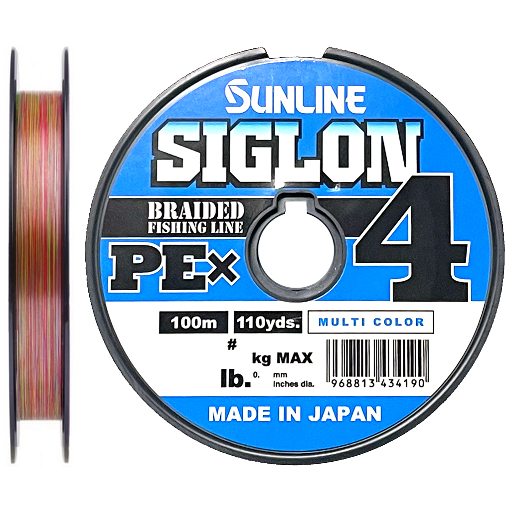 Шнур SunLine SIGLON PE4 63052388 Multicolor,100 м