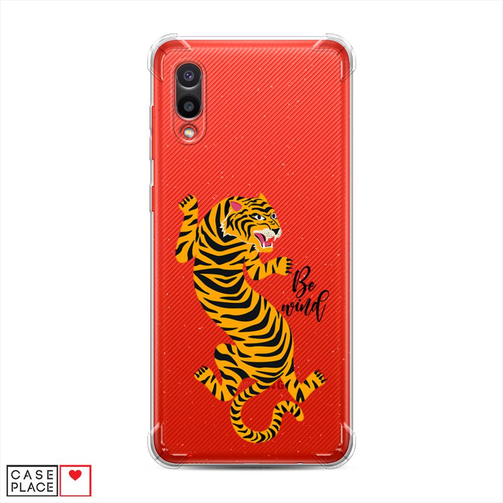 

Чехол Awog на Samsung Galaxy A02 / Самсунг A02 "Tiger be wind", Разноцветный, 2102551-1