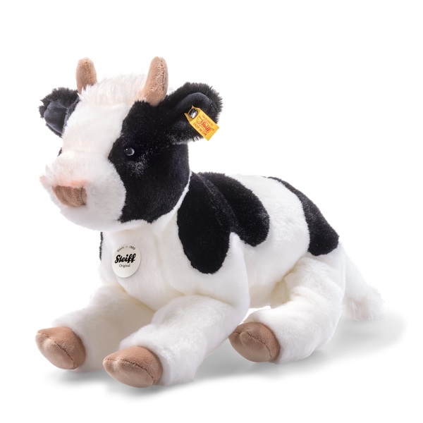 Мягкая игрушка Steiff Luise calf черно-белый