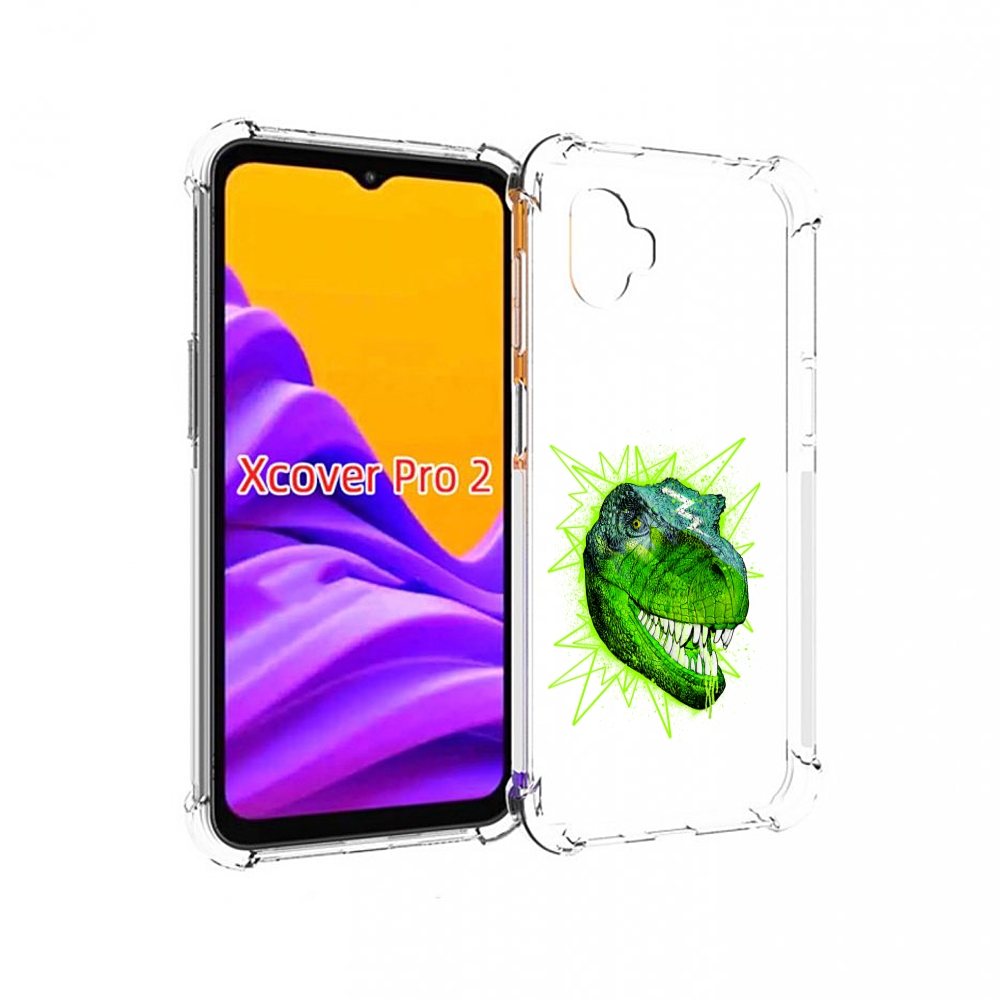 

Чехол MyPads зеленый динозавр для Samsung Galaxy Xcover Pro 2, Прозрачный, Tocco