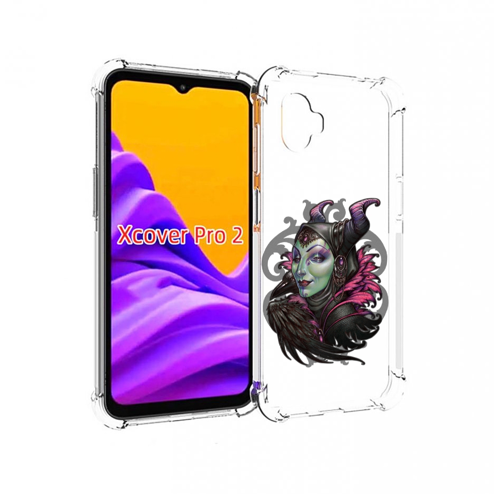 

Чехол MyPads зеленая девушка с вороном для Samsung Galaxy Xcover Pro 2, Прозрачный, Tocco