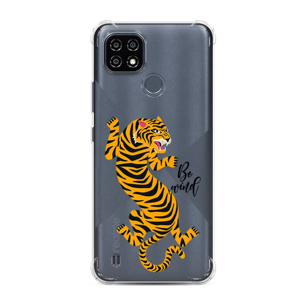 

Чехол Awog на Realme C21Y/C25Y "Tiger be wind", Разноцветный