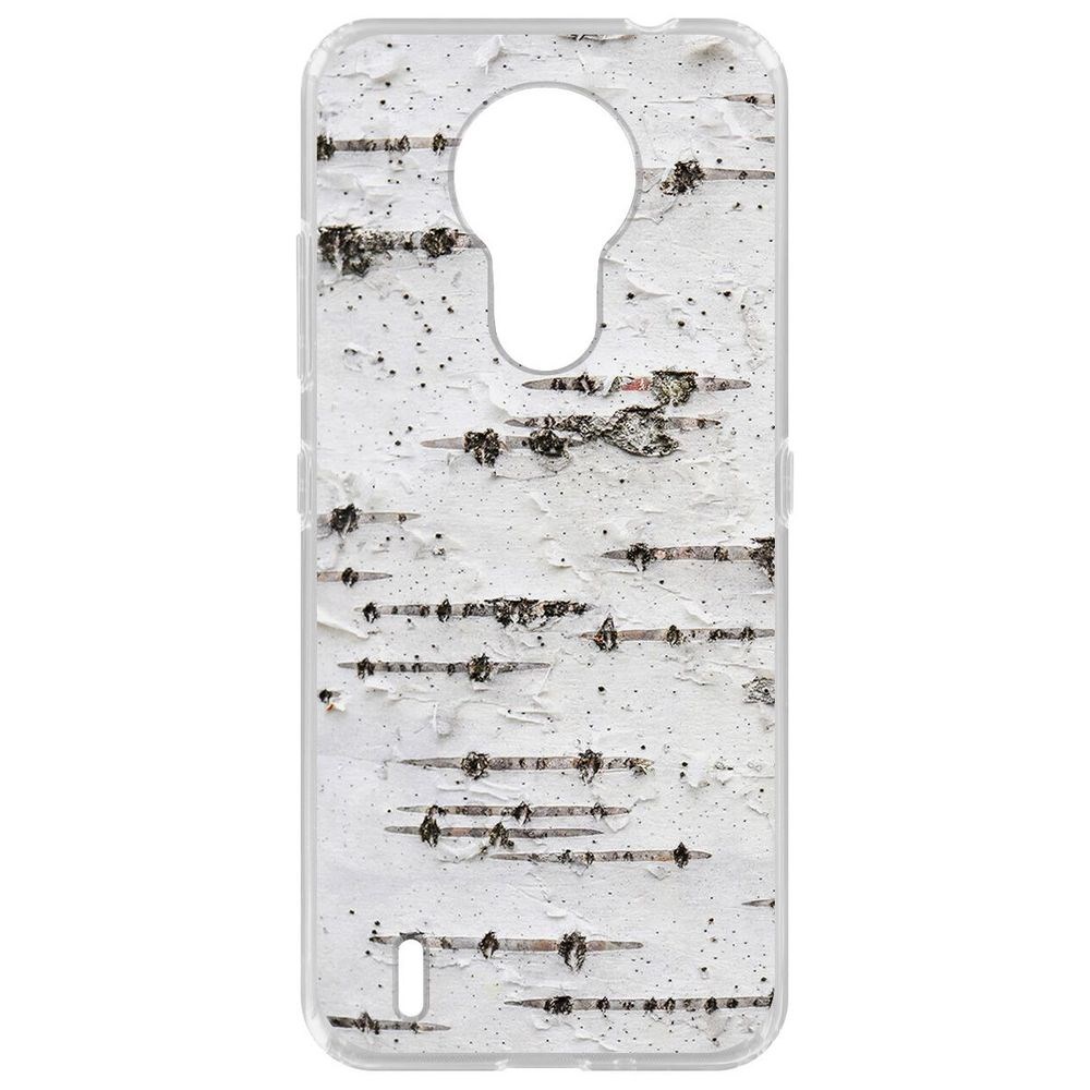 

Чехол-накладка Krutoff Clear Case Березка для Nokia 1.4, Прозрачный