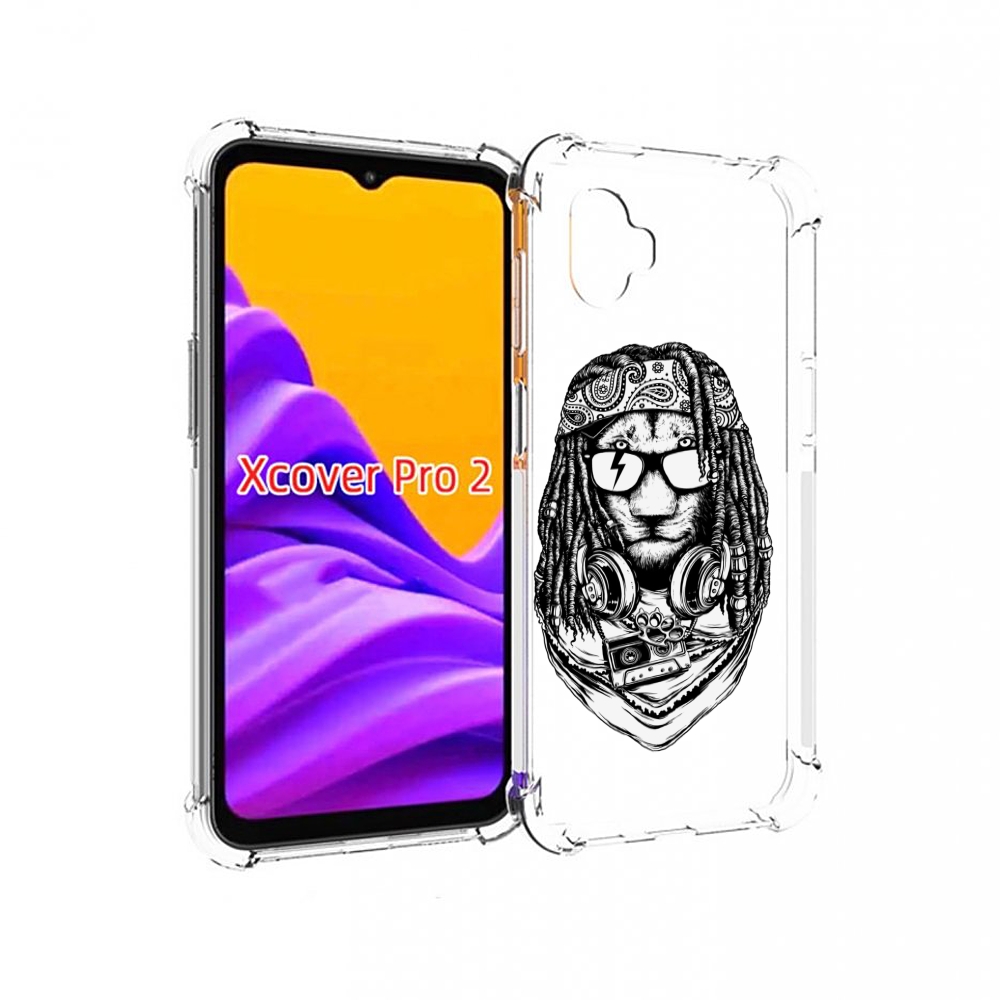 

Чехол MyPads дреды льва для Samsung Galaxy Xcover Pro 2, Прозрачный, Tocco