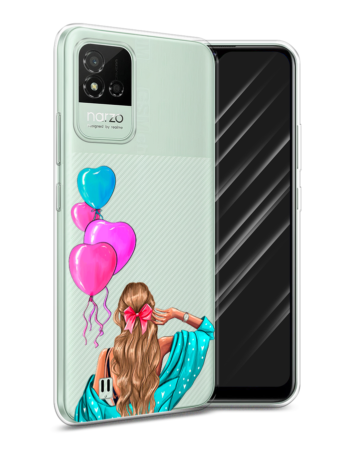 

Чехол Awog на Realme Narzo 50i "День Рождения", Разноцветный, 2510050-7
