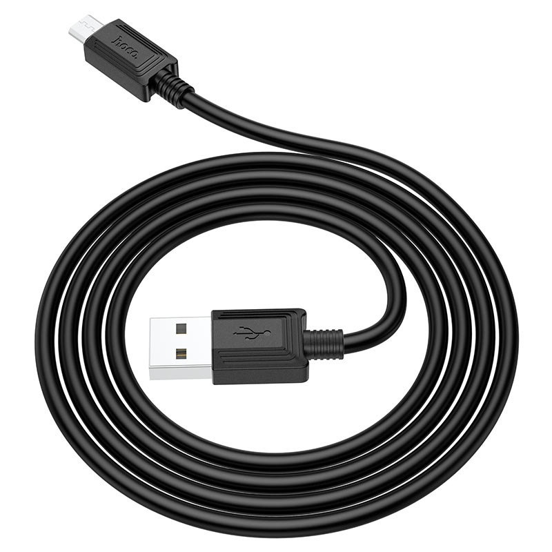 

Кабель micro USB-USB Hoco X73 1м черный, X73
