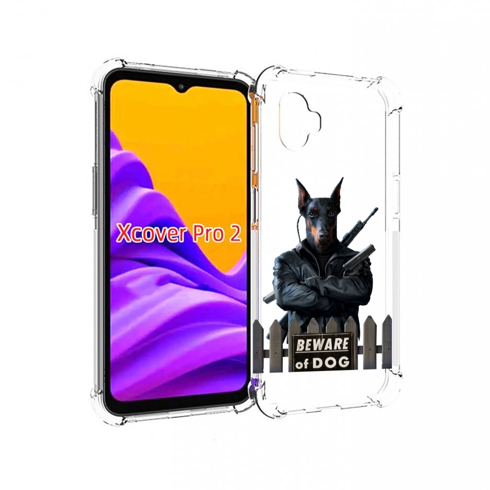 

Чехол MyPads доберман для Samsung Galaxy Xcover Pro 2, Прозрачный, Tocco