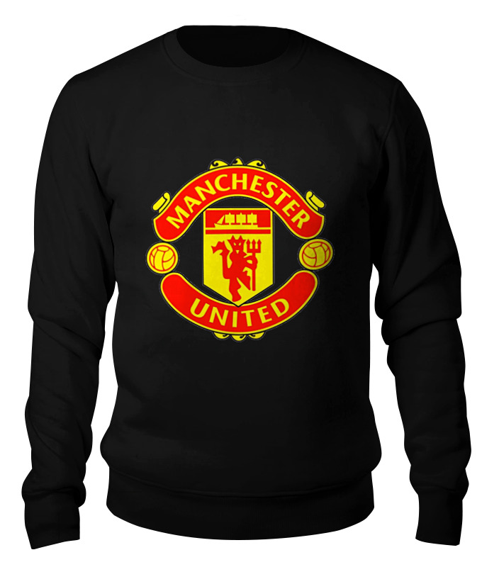 

Свитшот унисекс Printio Manchester united черный M, Manchester united
