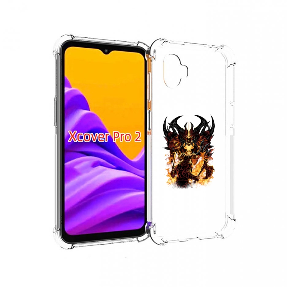 

Чехол MyPads демон shadow fiend для Samsung Galaxy Xcover Pro 2, Прозрачный, Tocco