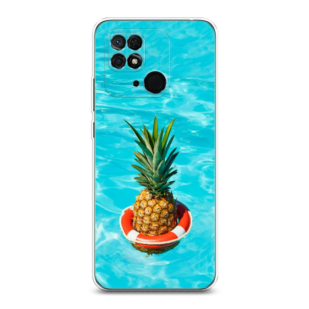 

Чехол Awog на Xiaomi Redmi 10C "Ананас в бассейне", Разноцветный, 313450-10