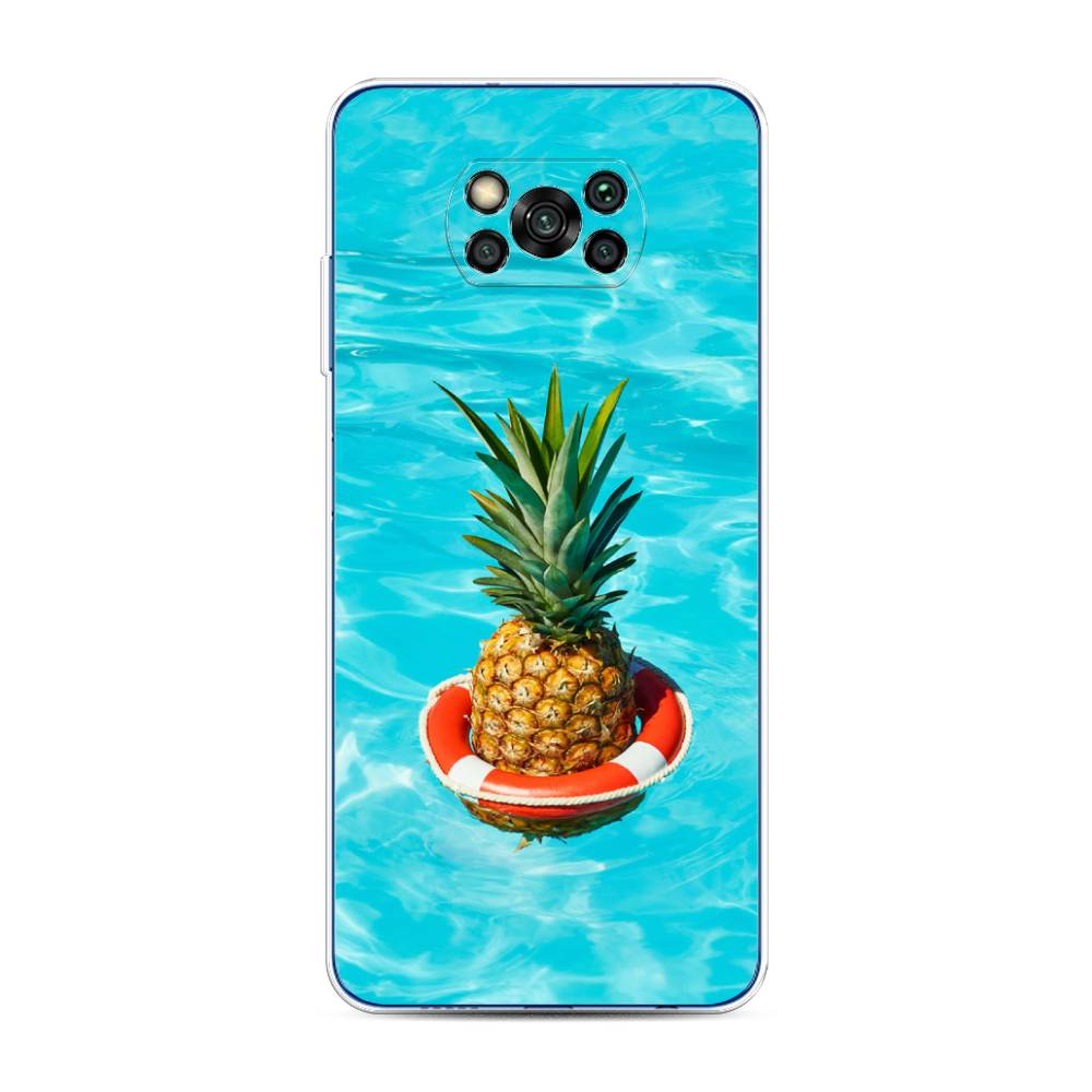 

Чехол Awog на Poco X3/X3 Pro "Ананас в бассейне", Разноцветный, 39250-10