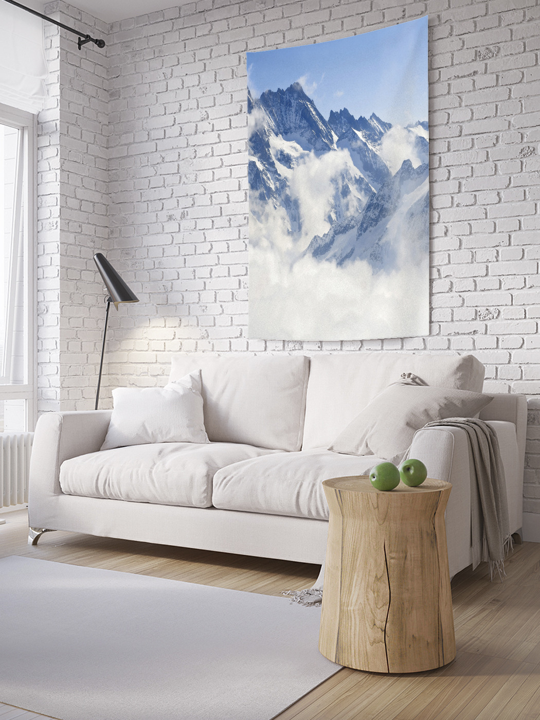 

Вертикальное фотопанно на стену JoyArty Туманные горы 150x200 см, Туманные горы
