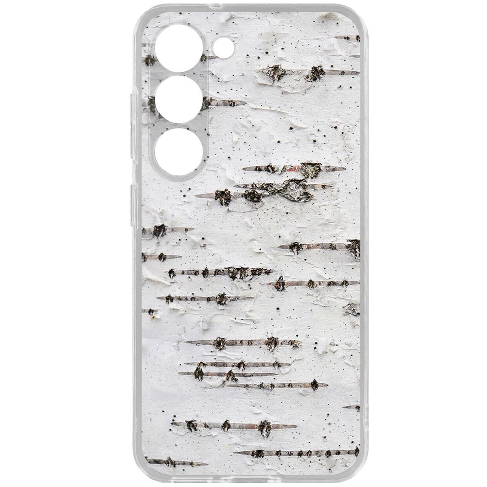

Чехол-накладка Krutoff Clear Case Березка для Samsung Galaxy S23, Прозрачный