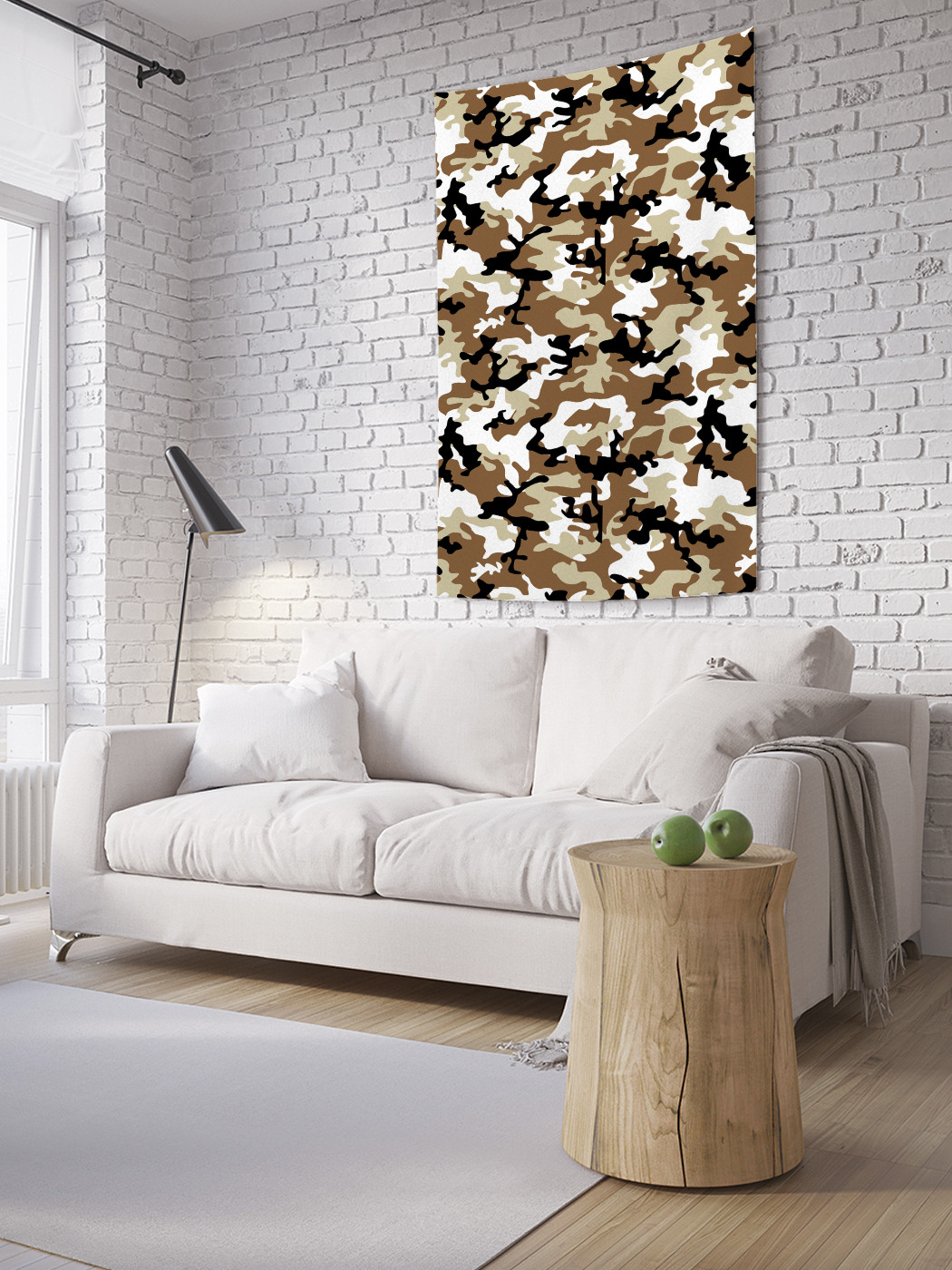 

Вертикальное фотопанно на стену JoyArty Коричневый камуфляж 150x200 см, Коричневый камуфляж