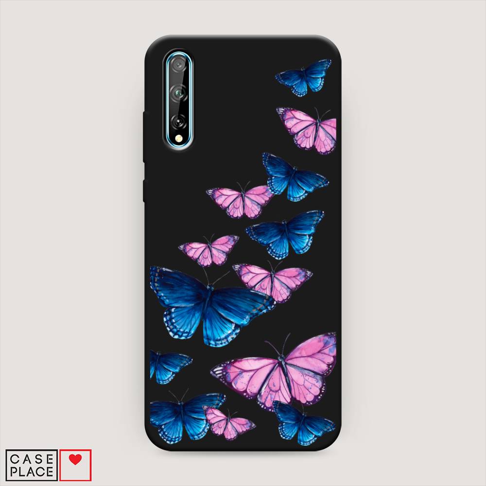 фото Чехол awog "полет бабочек" для huawei y8p