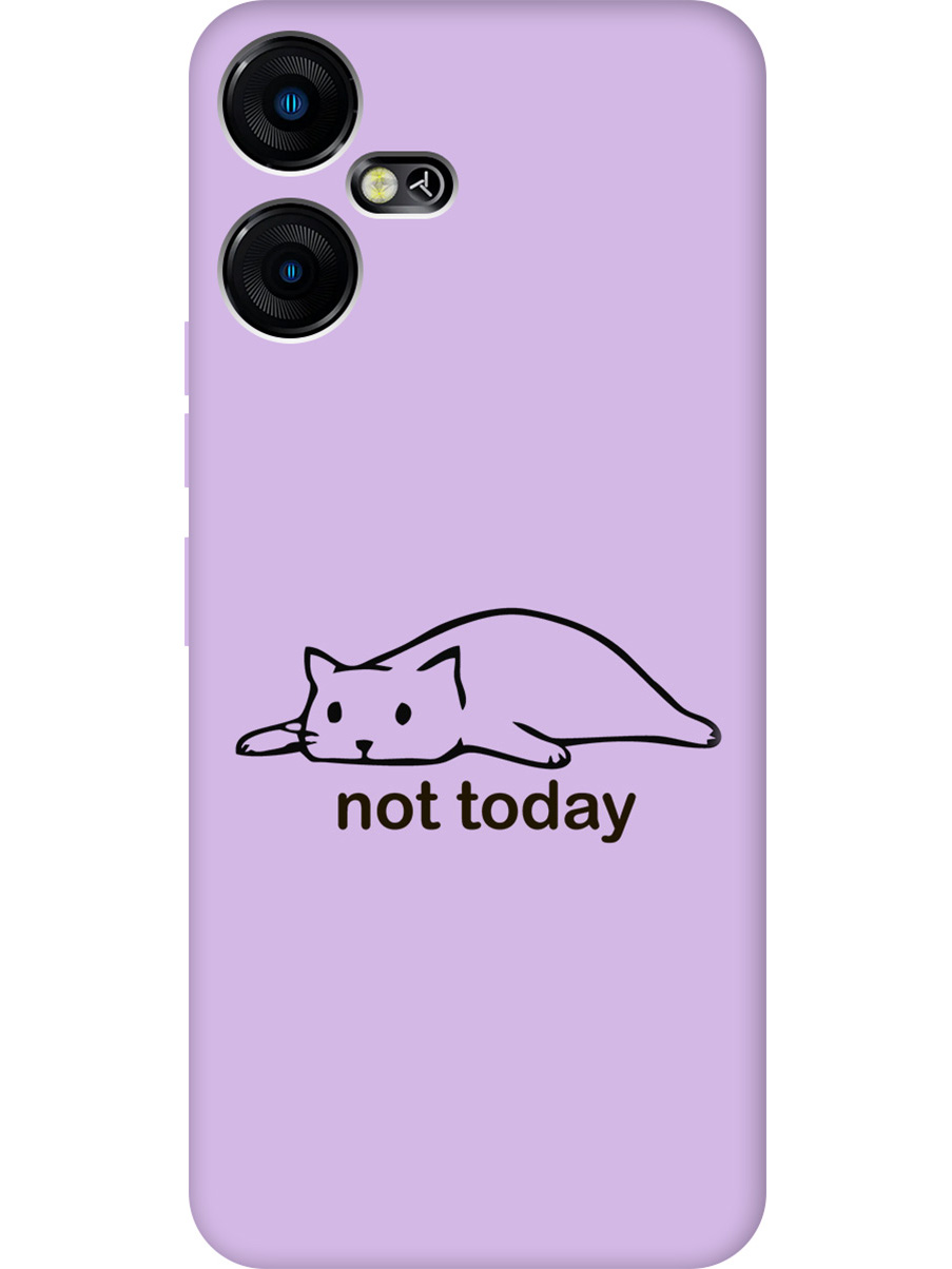 

Силиконовый чехол на Tecno Pova Neo 3 "Not Today" сиреневый, Фиолетовый;черный, 20001483