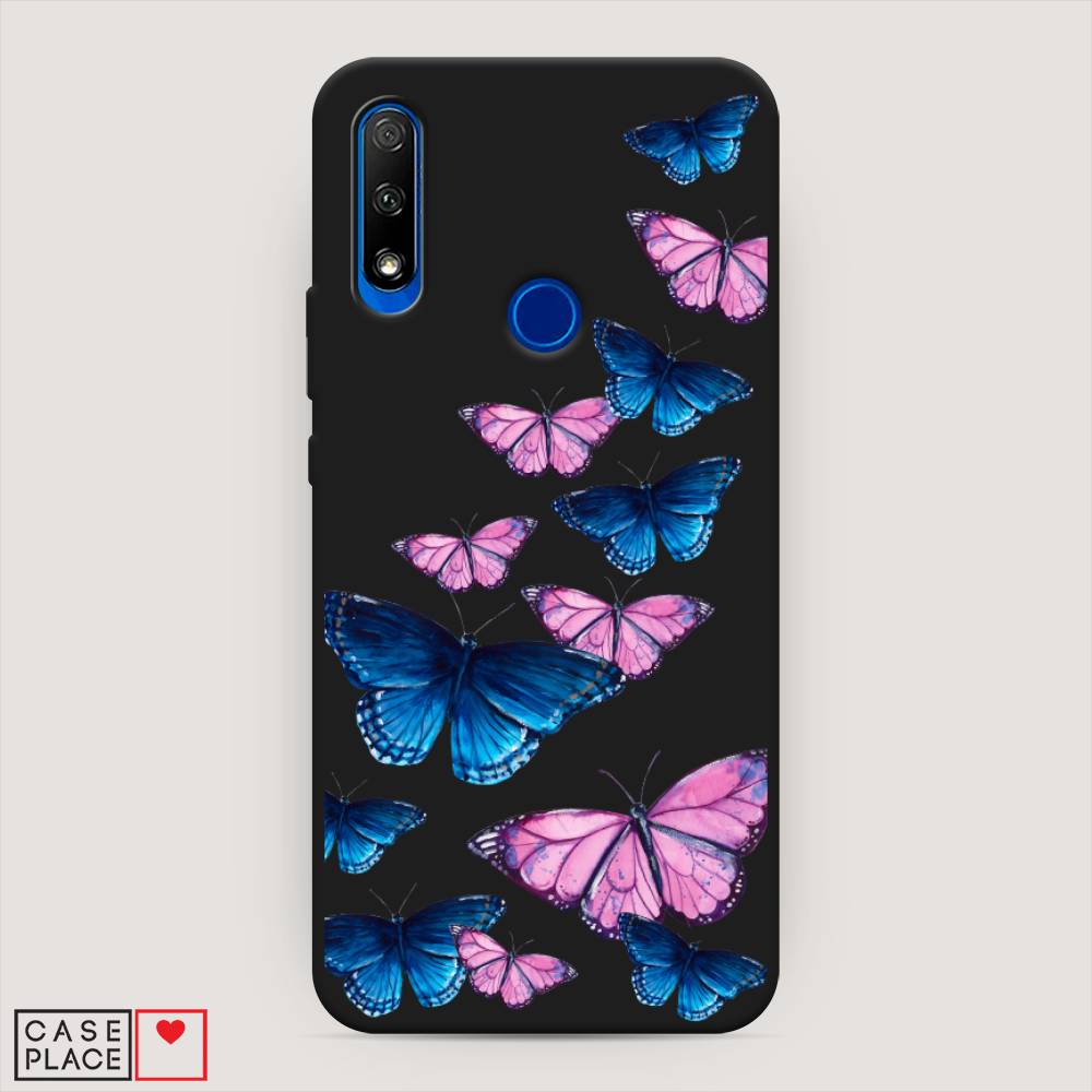 фото Чехол awog "полет бабочек" для honor 9x