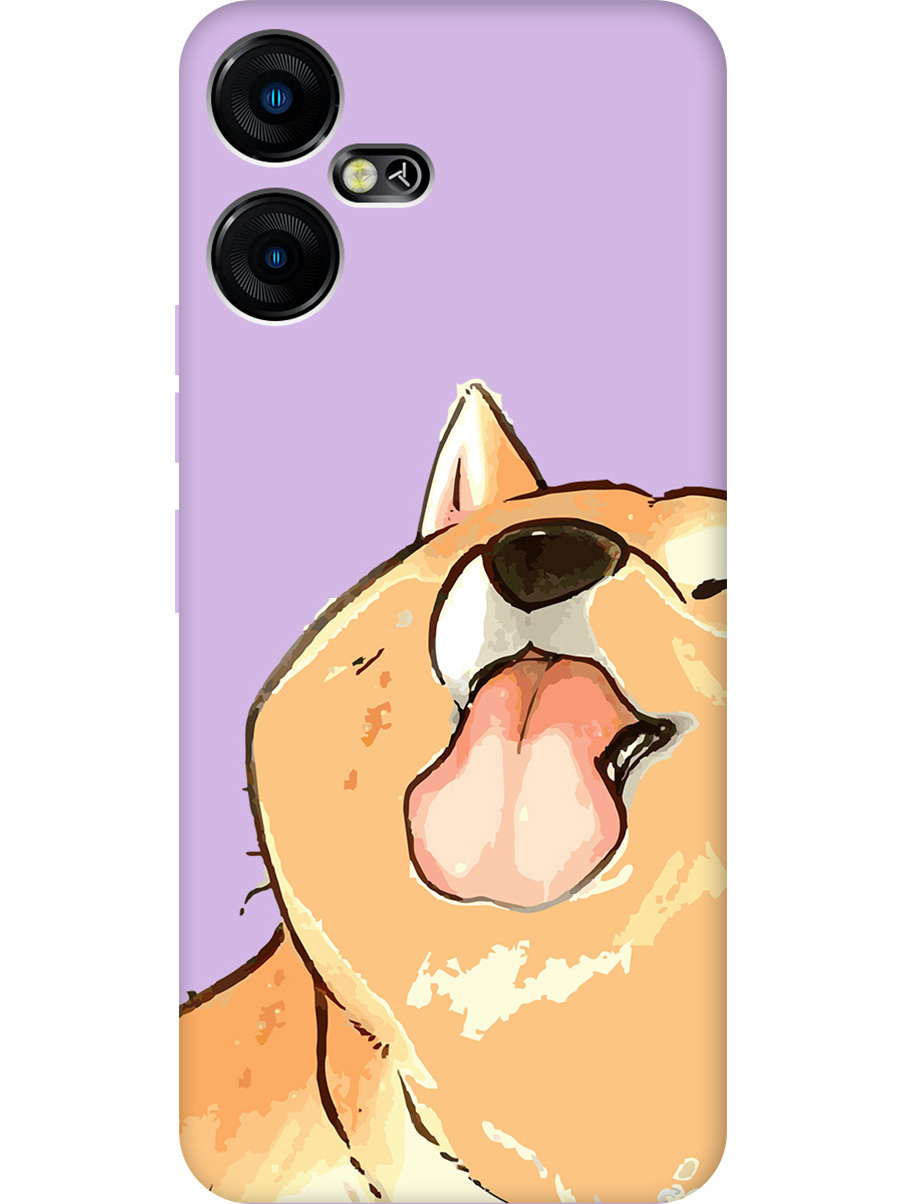 

Силиконовый чехол на Tecno Pova Neo 3 "Shiba" сиреневый, Фиолетовый;бежевый;коричневый, 20001483