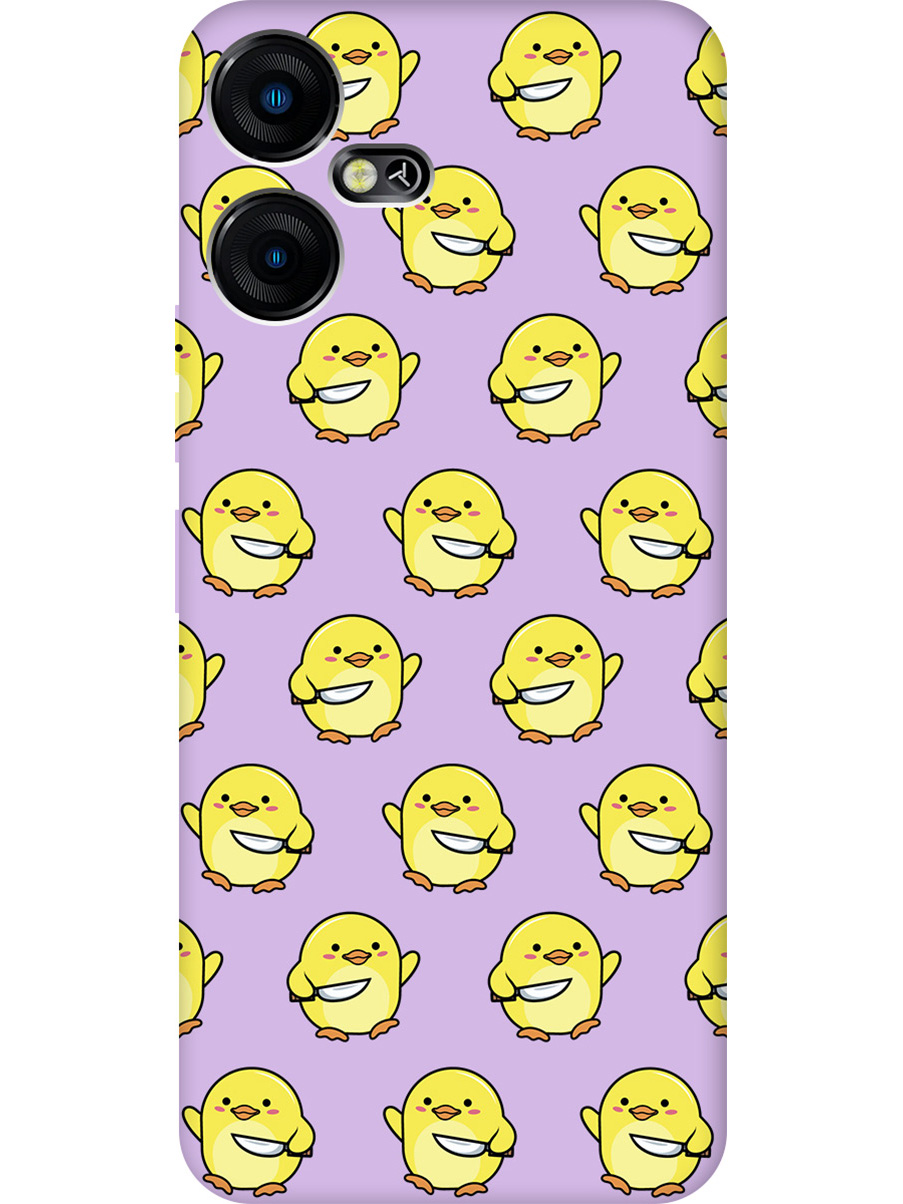 

Силиконовый чехол на Tecno Pova Neo 3 "Chick With Knife" сиреневый, Фиолетовый;желтый, 20001483