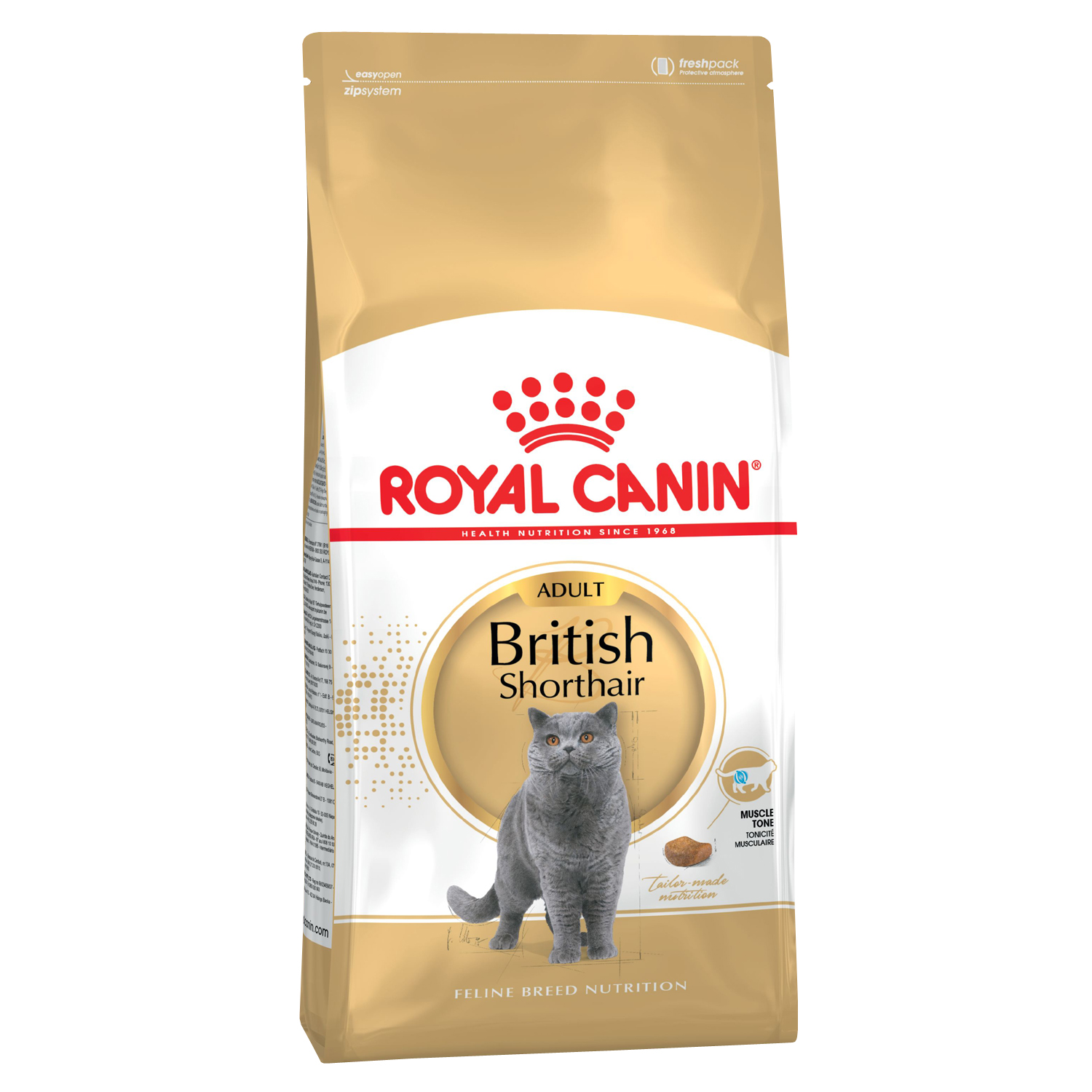 фото Сухой корм для кошек royal canin british shorthair adult, британская, домашняя птица, 4кг
