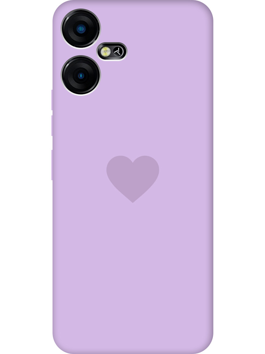 

Силиконовый чехол на Tecno Pova Neo 3 "Heart" сиреневый, Фиолетовый, 20001483