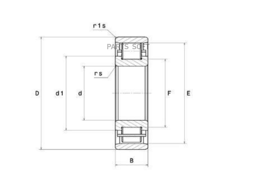 

N206ECP_Подшипник SKF