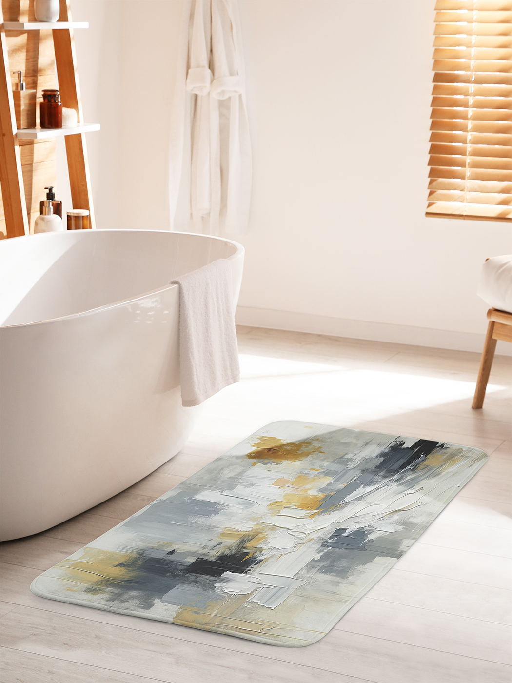 

Коврик для ванной туалета душа JoyArty "Мазки краски", bath_sd1610_60x100