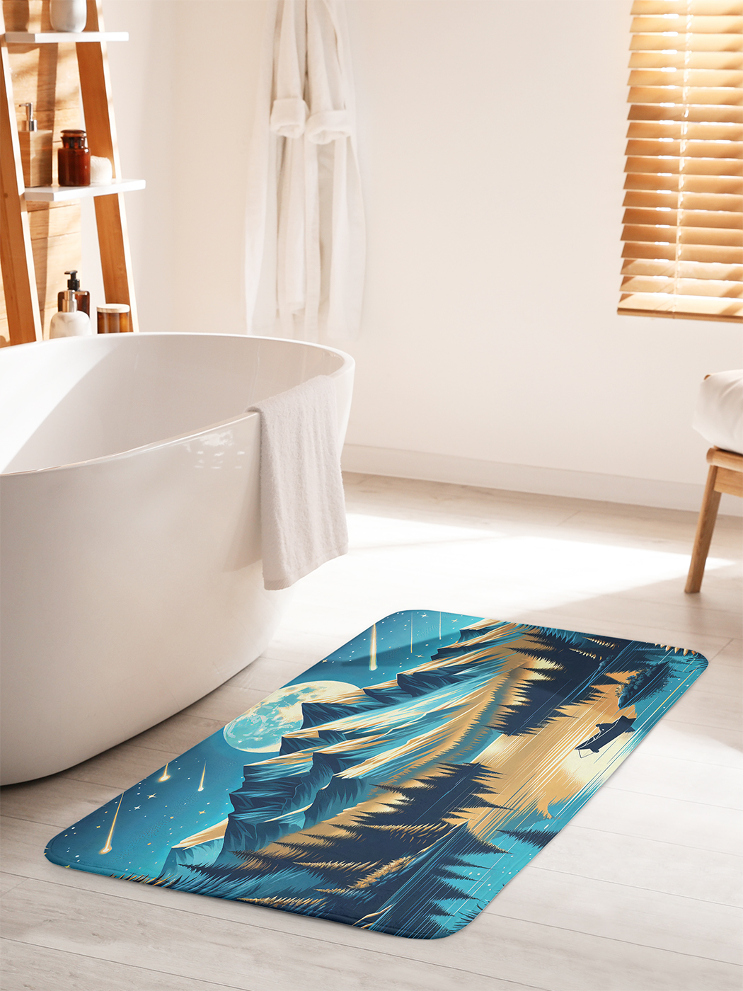 

Коврик для ванной туалета душа JoyArty "Звездный дождь", bath_sd1556_60x100