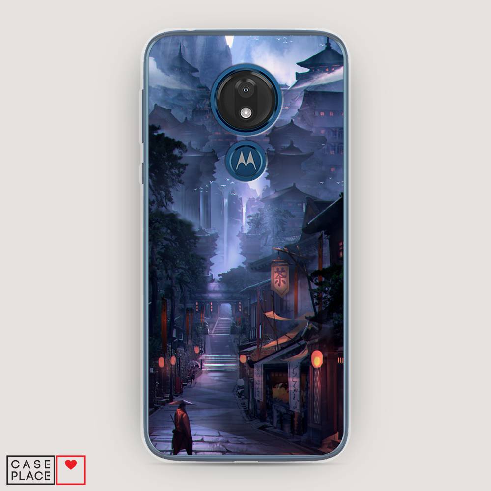 

Чехол Awog на Motorola Moto G7 / Моторола Мото G7 "Одинокий самурай", Разноцветный, 241150-10