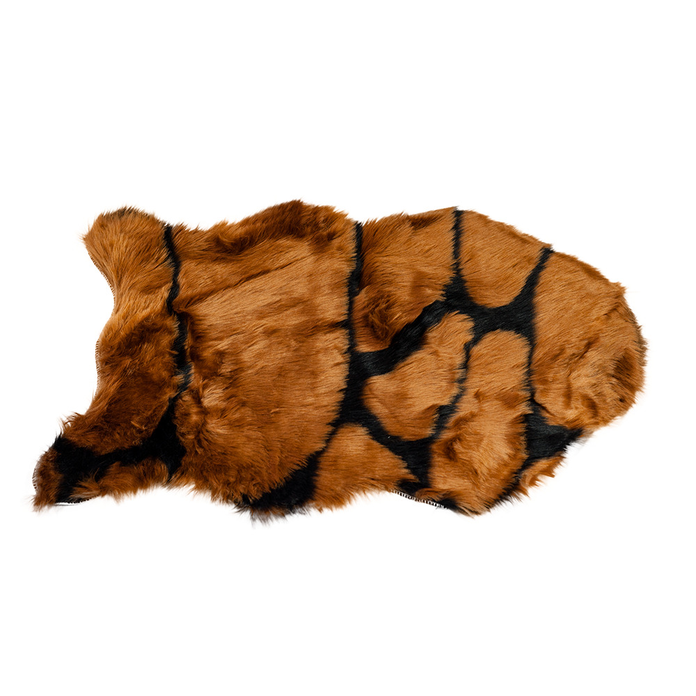 фото Коврик интерьерный искусственный мех 60*90 см коричневый hm7267-35 rettal