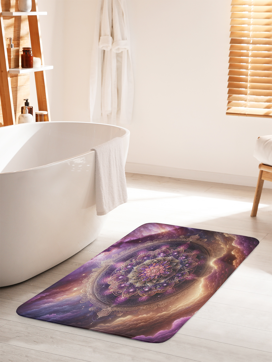 

Коврик для ванной туалета душа JoyArty "Мандала в космосе", bath_sd1532_60x100