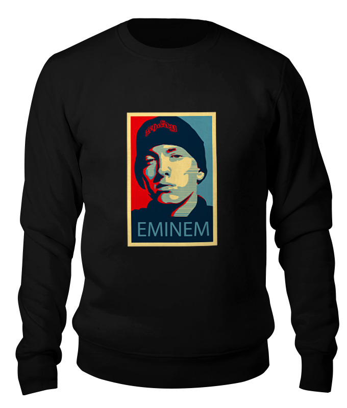 

Свитшот унисекс Printio Эминем (eminem) черный XS, Эминем (eminem)