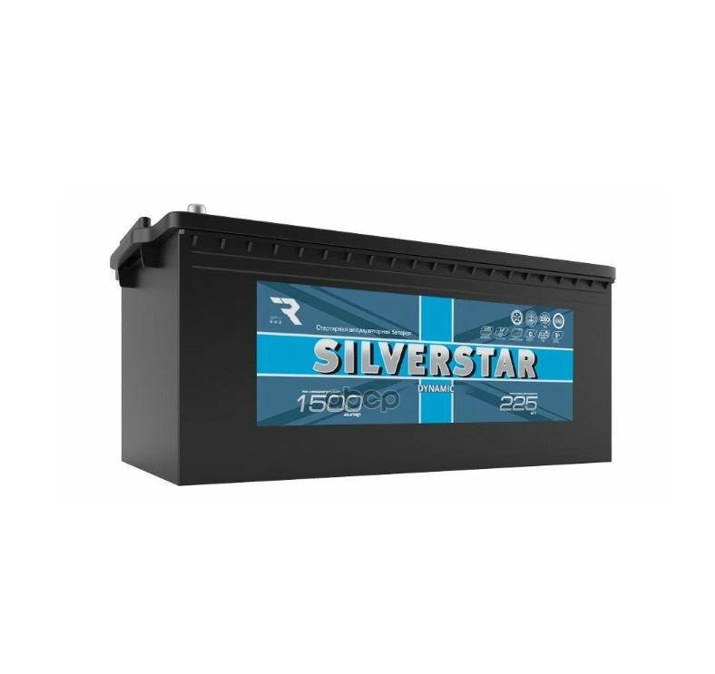 

225 А.ч. SilverStar dynamic обр. пол. L+, 1500 A/EN (518x276x242) (клеммы)