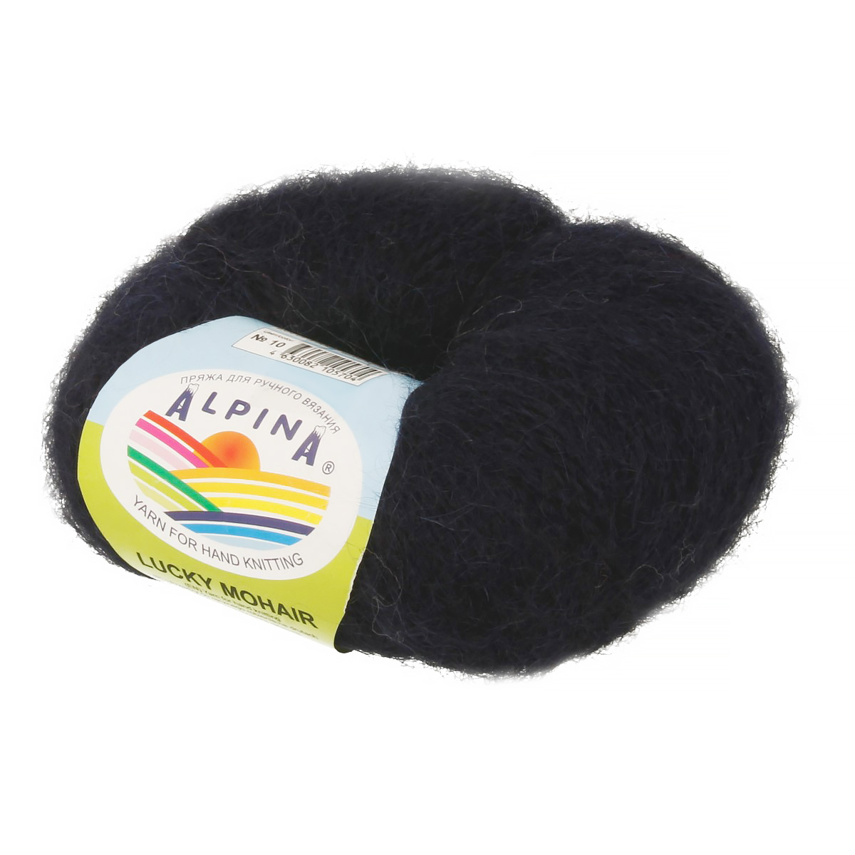 

Пряжа Alpina Lucky mohair 10 шт. по 50 г 60% кид мохер, 40% акрил 150 м №10 т.синий, LUCKY MOHAIR