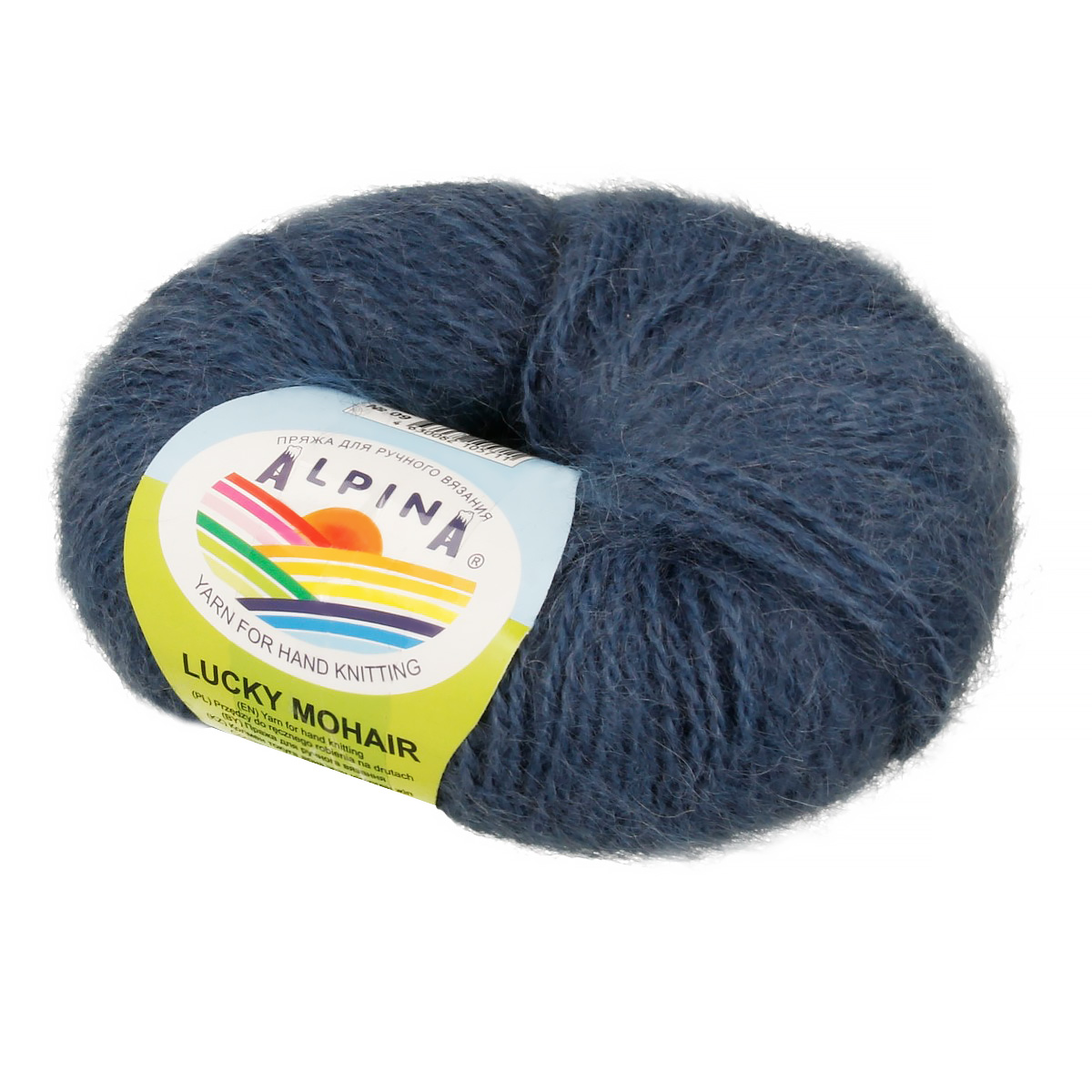 

Пряжа Alpina Lucky mohair 10 шт. по 50 г 60% кид мохер, 40% акрил 150 м №09 джинсовый, Синий, LUCKY MOHAIR