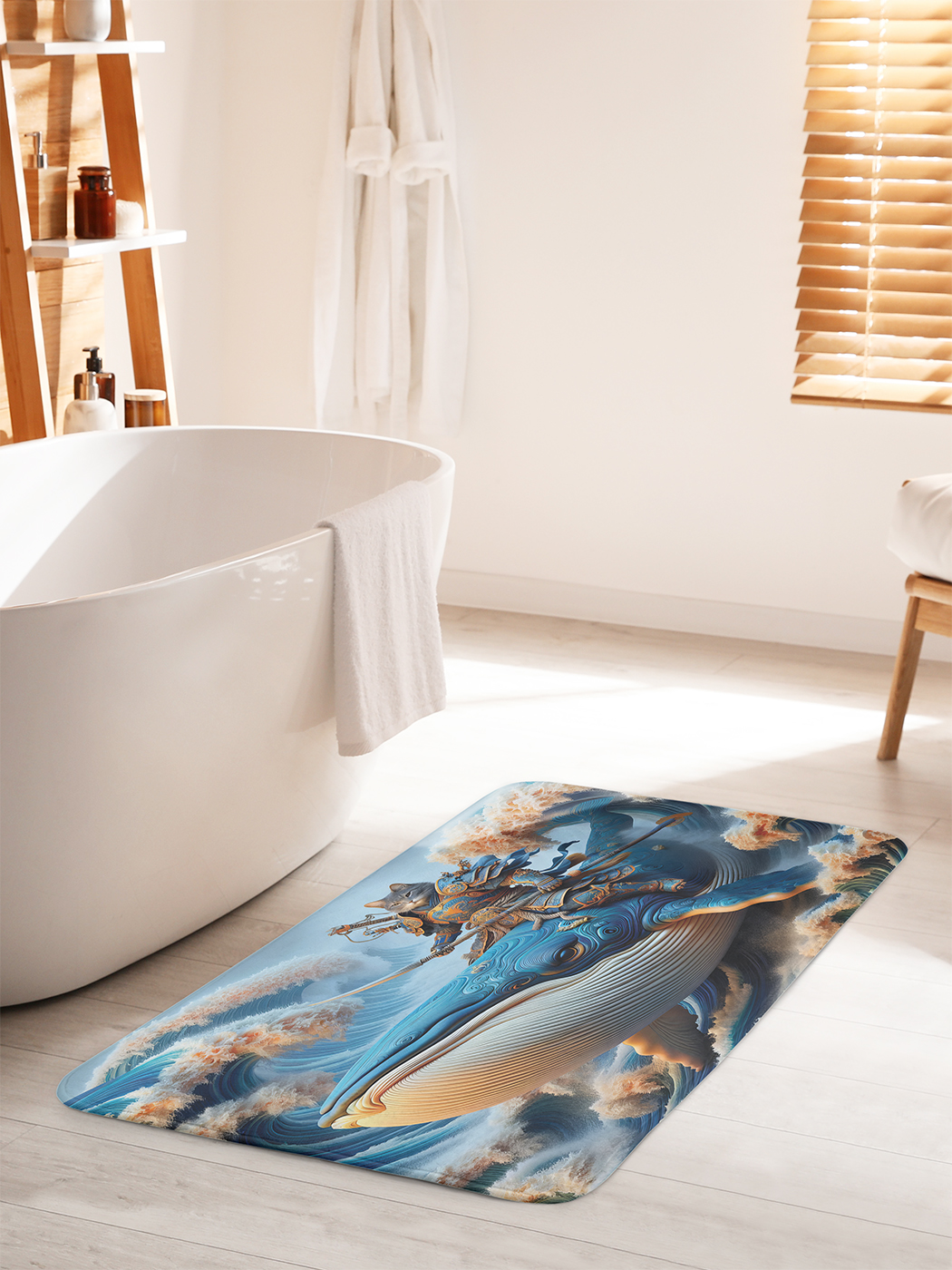 

Коврик для ванной туалета душа JoyArty "Стражи океана", bath_sd1450_60x100