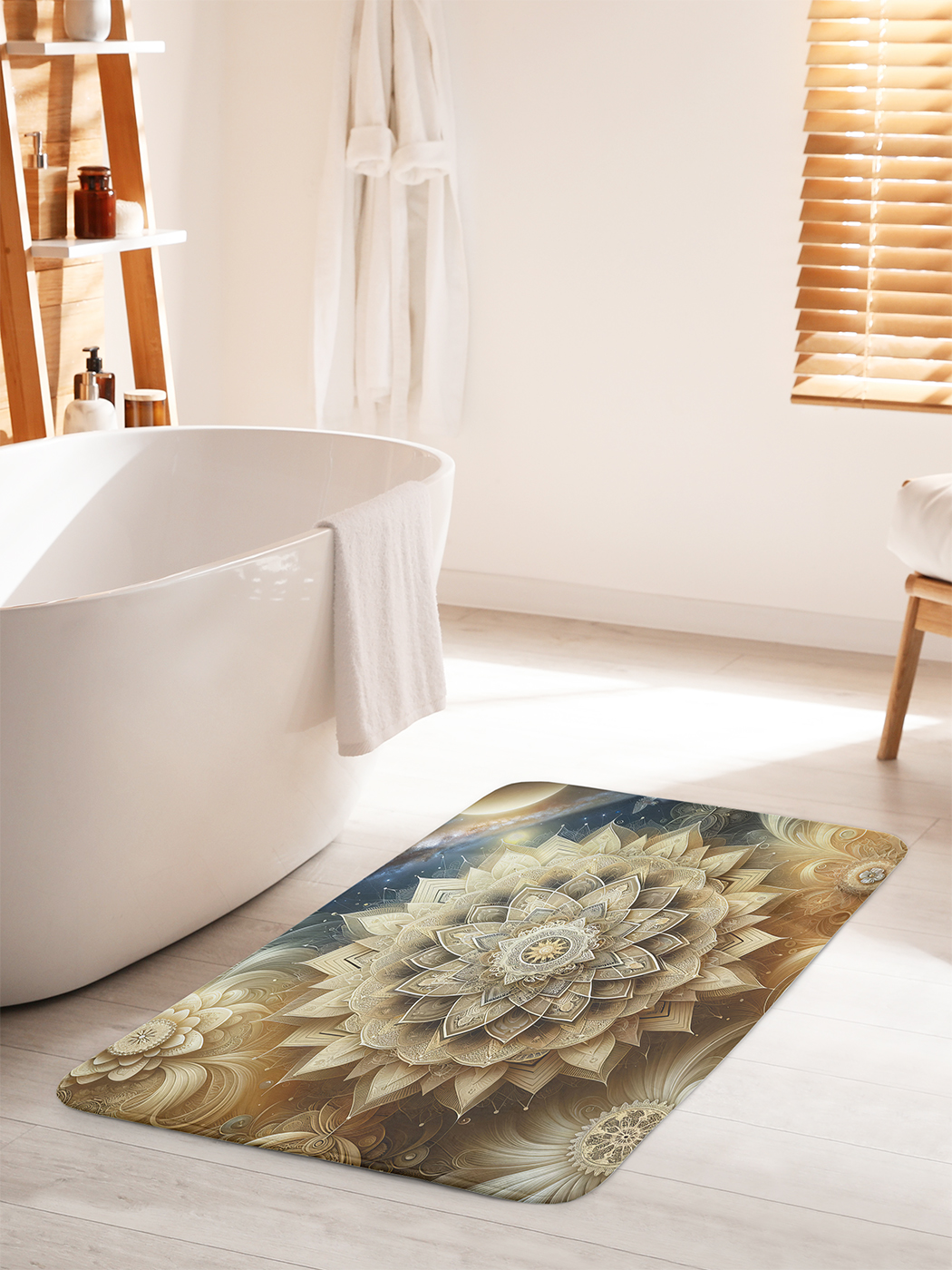 

Коврик для ванной туалета душа JoyArty "Тибетский лотос", bath_sd1488_60x100
