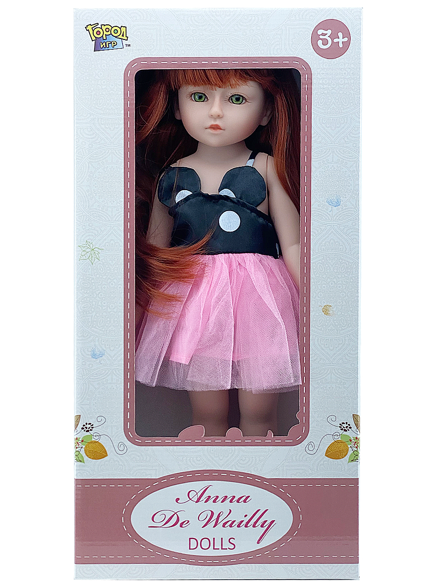 

Кукла Город Игр Anna De Wailly GN-9430/горошек