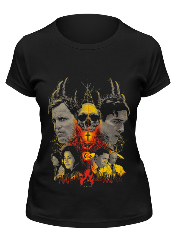 

Футболка женская Printio True detective черная 2XL, Черный, True detective