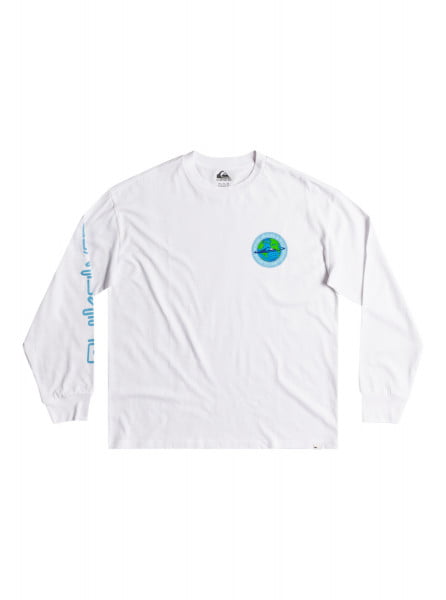 

Лонгслив мужской Quiksilver EQYZT07083 белый L, EQYZT07083