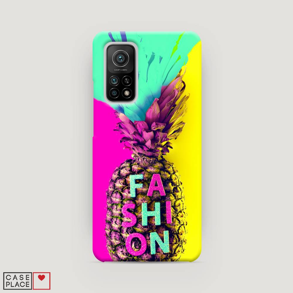 

Пластиковый чехол "Кислотный ананас" на Xiaomi Mi 10T, 39320-7