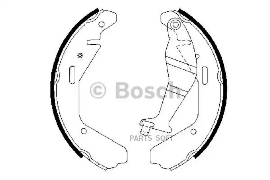 

Тормозные колодки Bosch 0986487707