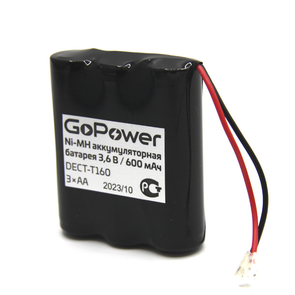 Аккумулятор для радиотелефонов GoPower T160 PC1 NI-MH 600mAh