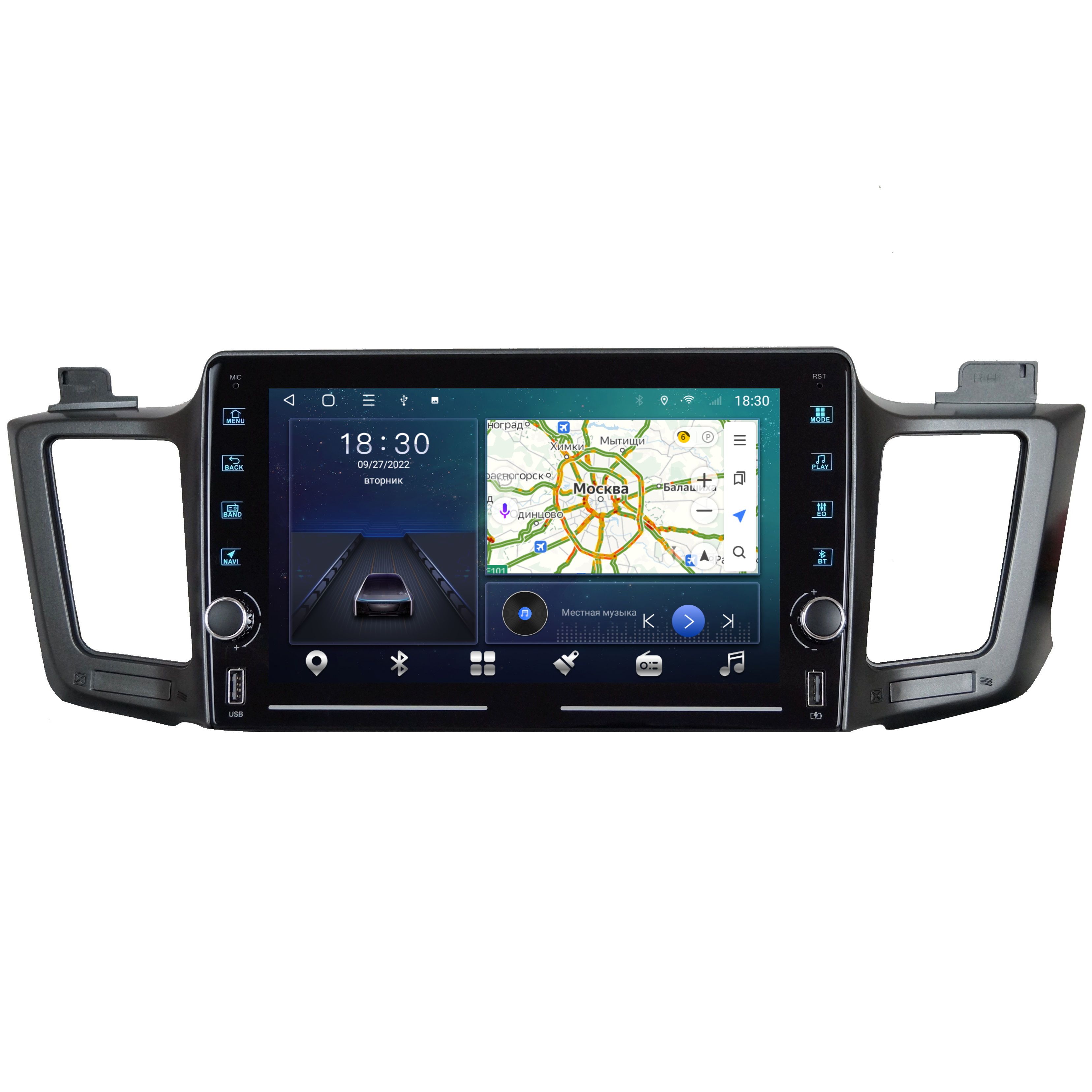 Автомобильная Магнитола EpicAuto K9 Toyota RAV4 2013-2020- Android 13 - 8 ядер - CarPlay