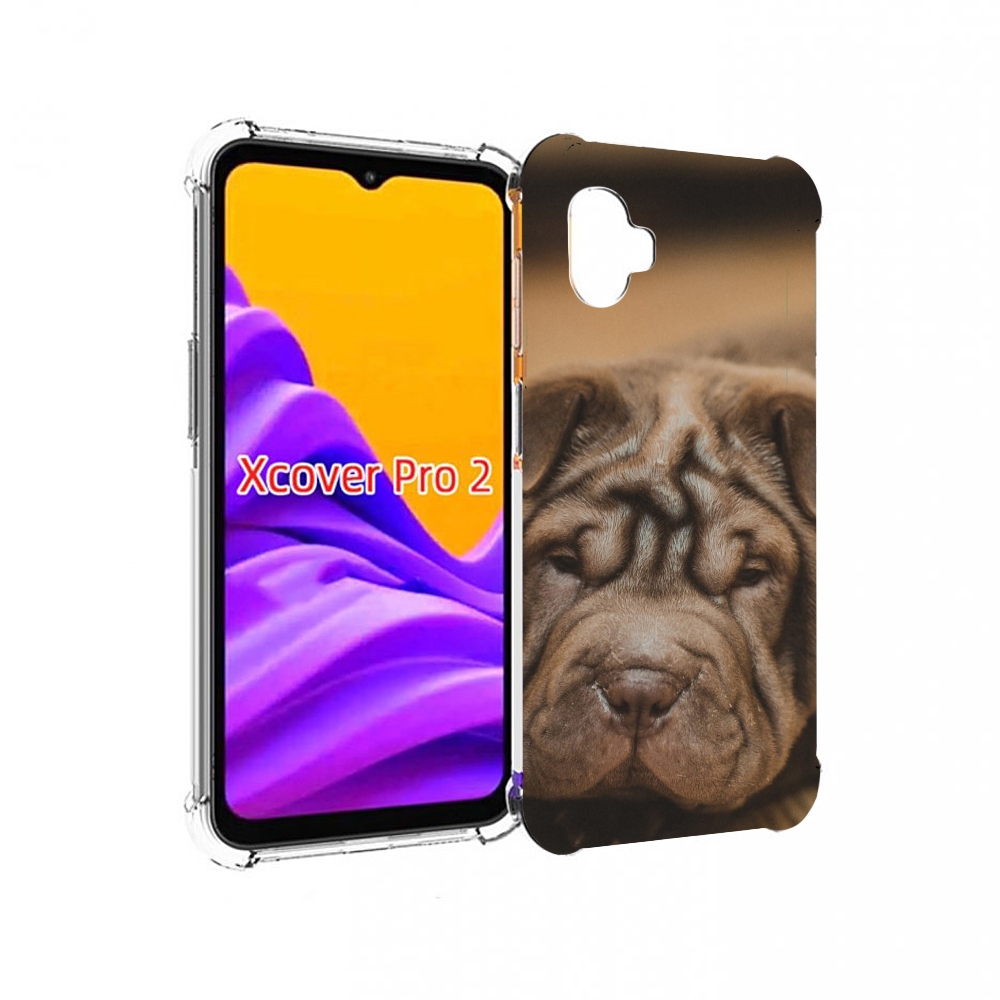 

Чехол MyPads шарпеи для Samsung Galaxy Xcover Pro 2, Прозрачный, Tocco