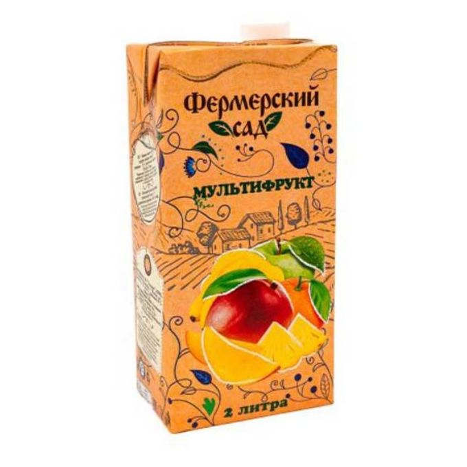 

Нектар Фермерский сад мультифрукт 2 л